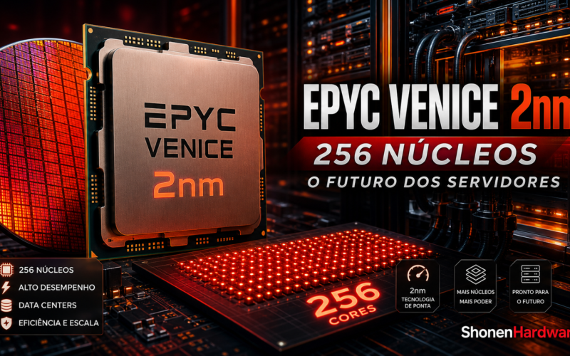AMD EPYC Venice 2nm com servidores e CPU de alto desempenho
