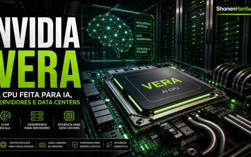 NVIDIA Vera como CPU de IA para servidores e data centers