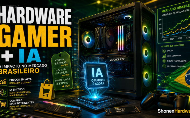 Hardware gamer e IA impactando o mercado brasileiro