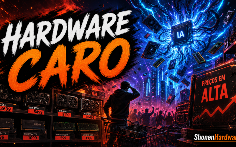 Crise de hardware no Brasil e impacto da IA nos preços - ShonenHardware