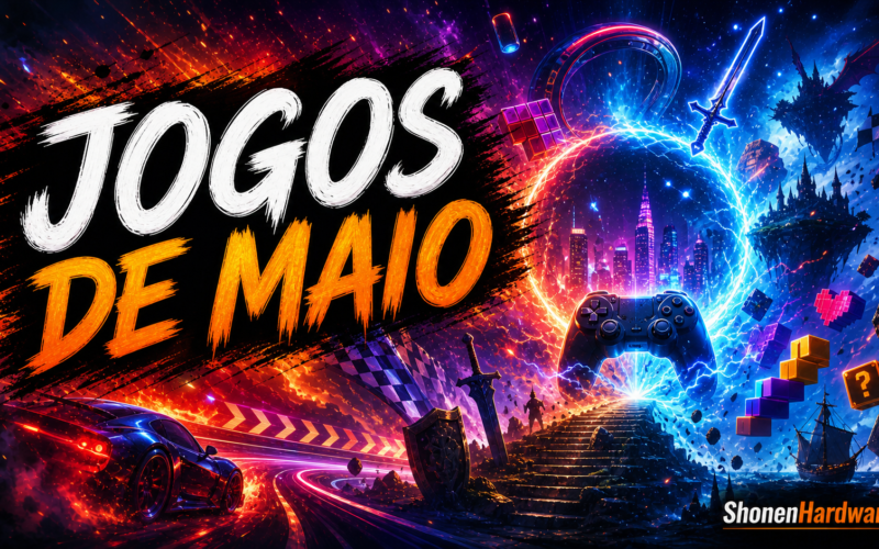 Jogos de maio de 2026 em lançamento para o Brasil - ShonenHardware
