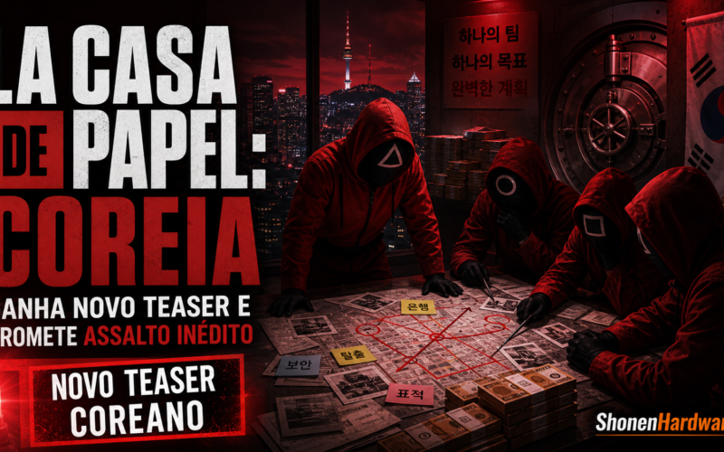 La Casa de Papel Coreia ganha novo teaser - arte editorial ShonenHardware
