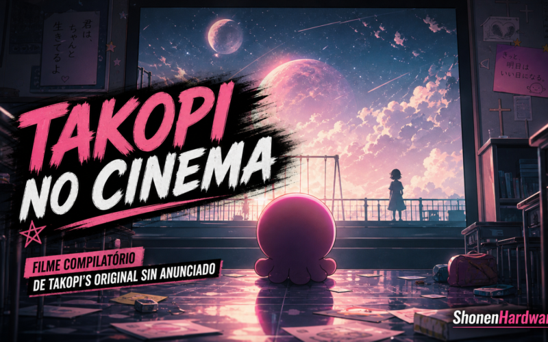 Takopi's Original Sin ganha filme compilatório - arte editorial ShonenHardware