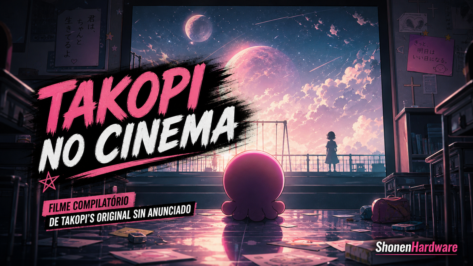 Takopi's Original Sin ganha filme compilatório - arte editorial ShonenHardware