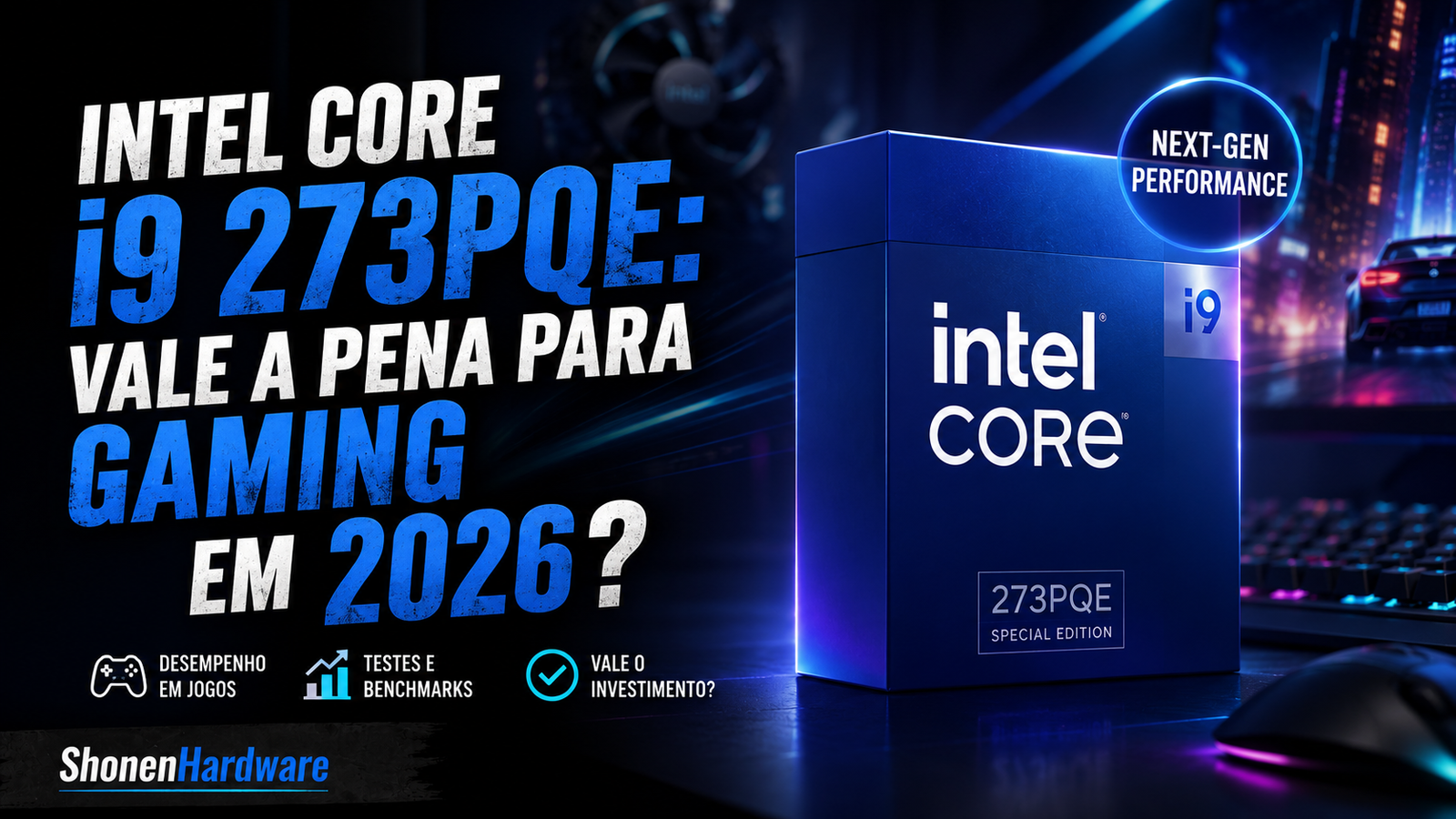 Intel Core 9 273PQE: Vale a pena para Gaming em 2026?