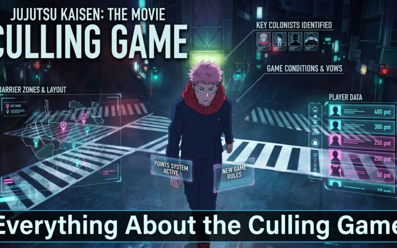 Jujutsu Kaisen Revela Detalhes do Filme do “Culling Game”: Tudo Sobre o Jogo do Abate