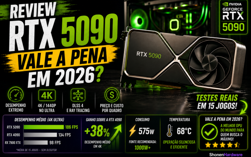 Review RTX 5090 Vale a Pena em 2026