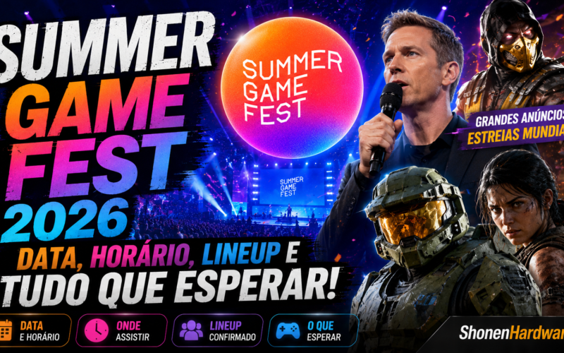 Summer Game Fest 2026: Data, Horário, Lineup e Tudo Que Esperar