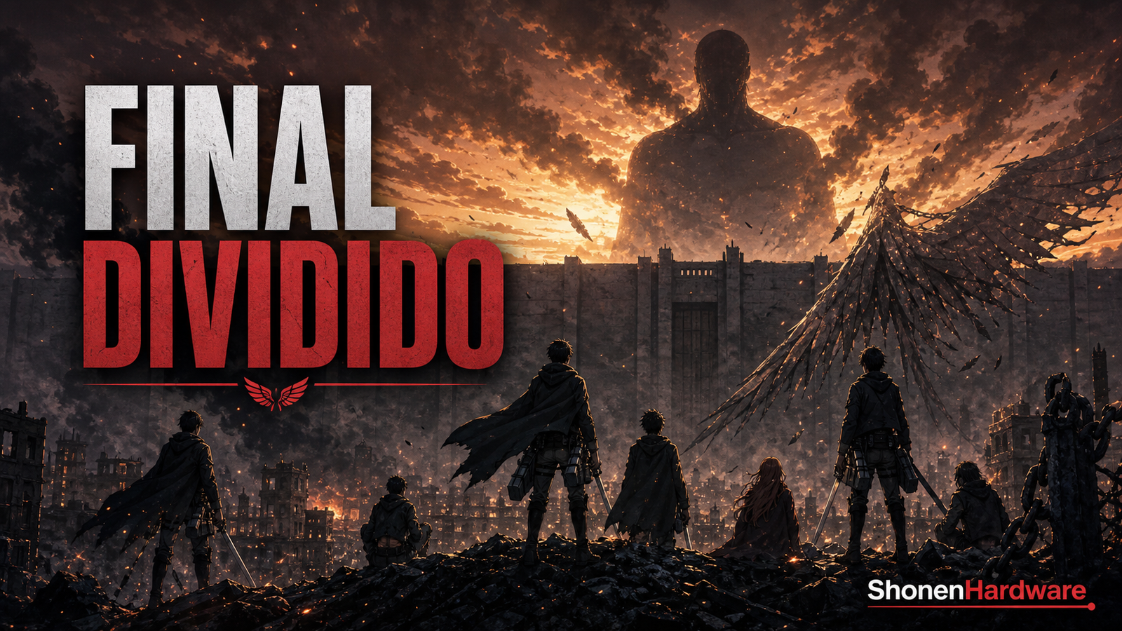 Attack on Titan final dividido - ShonenHardware