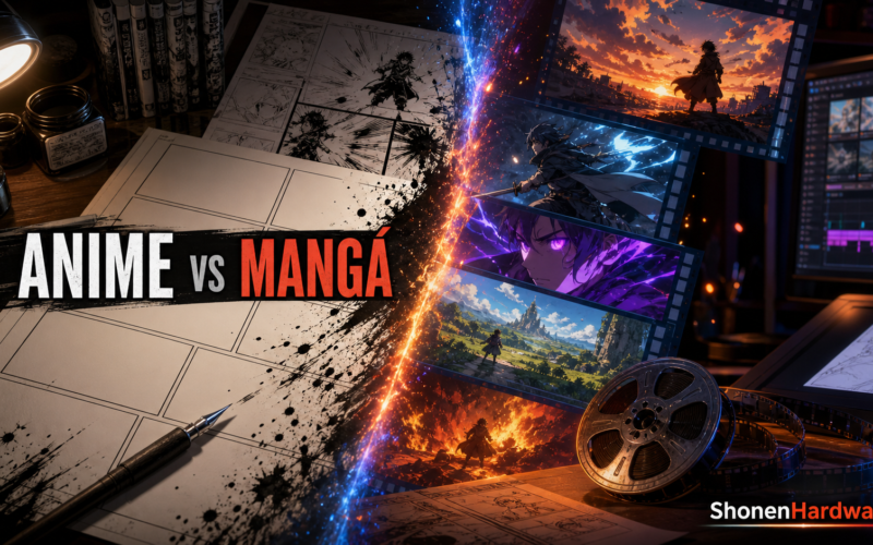 Anime original vs adaptação de mangá - ShonenHardware