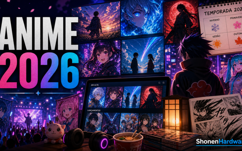 Tendências de anime em 2026 streaming adaptações e fandom - ShonenHardware