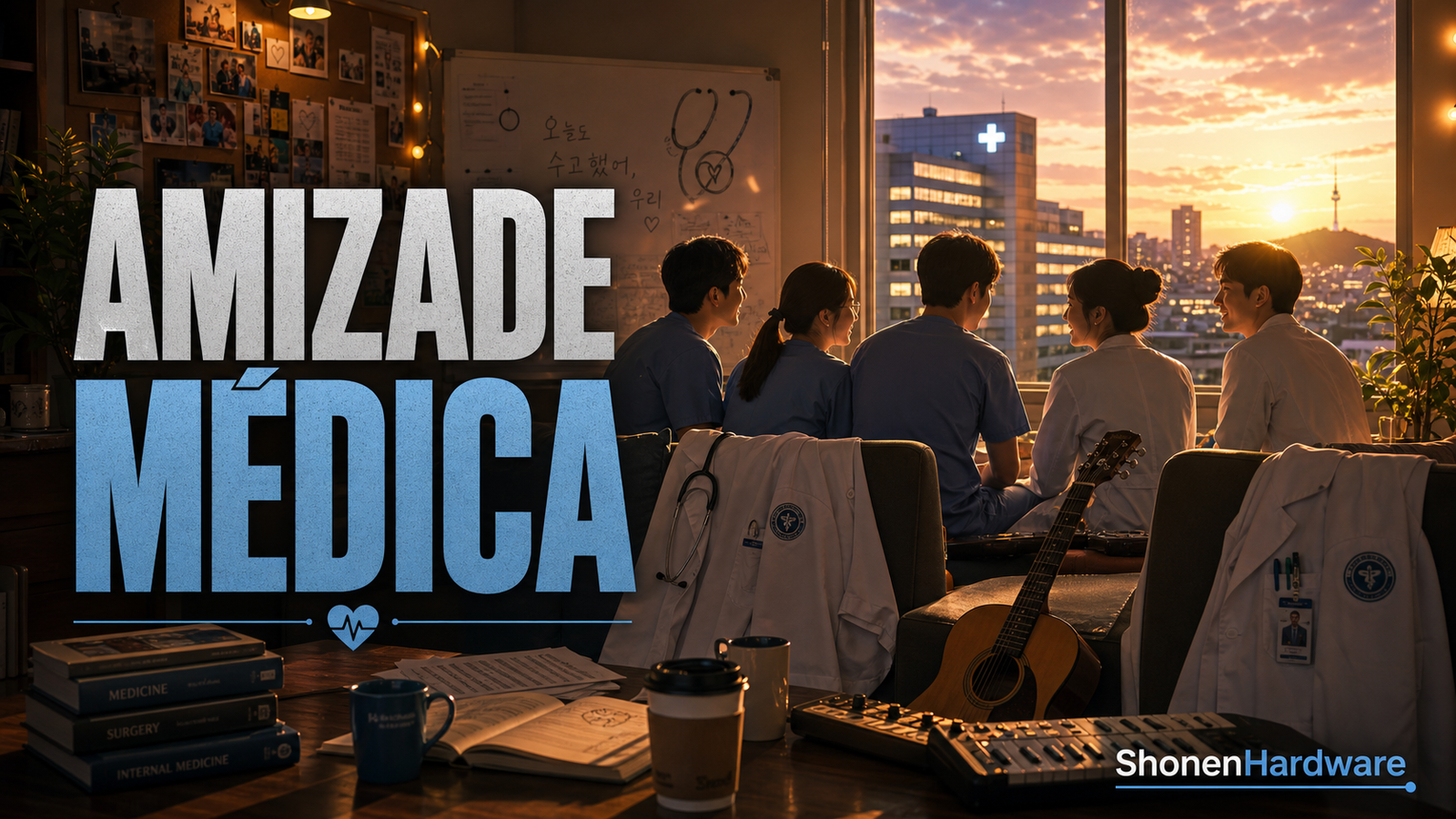 Hospital Playlist amizade e rotina medica