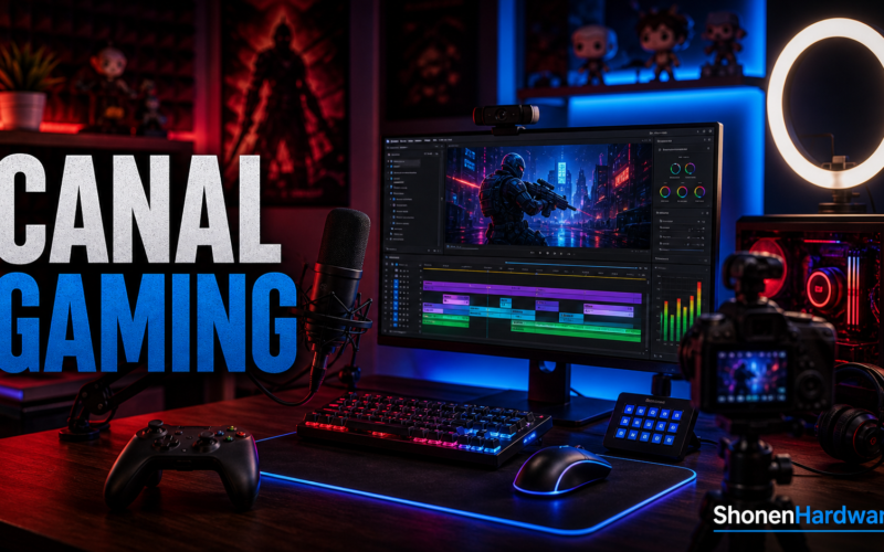 Canal de gaming no YouTube em 2026 - ShonenHardware