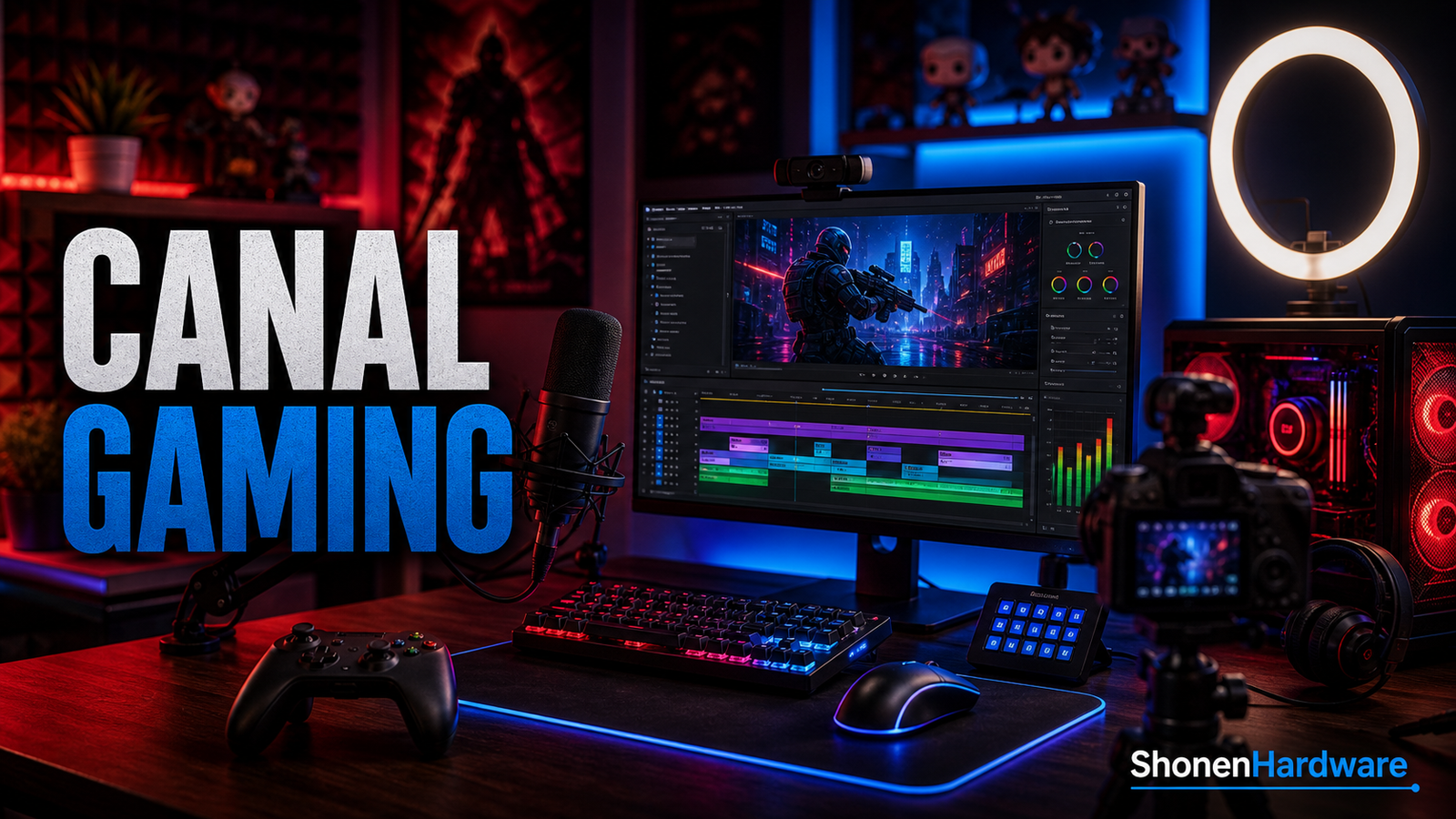 Canal de gaming no YouTube em 2026 - ShonenHardware