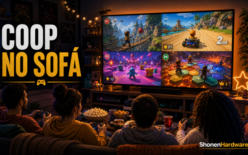 Cooperativo local jogos no sofá - ShonenHardware