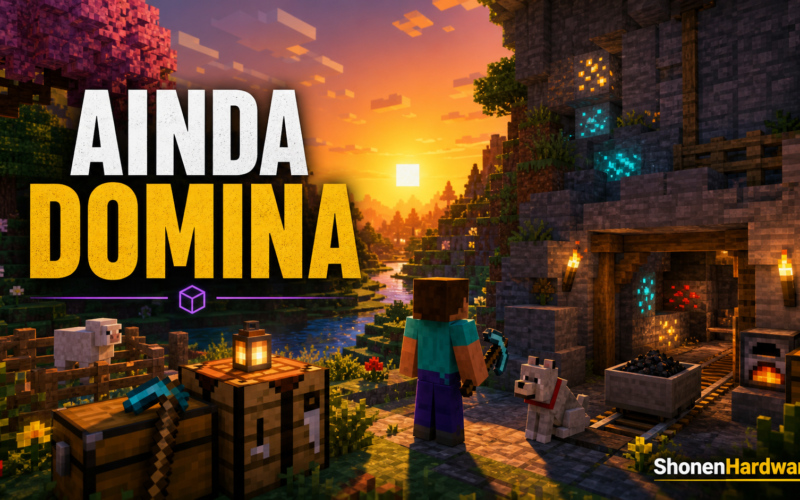 Minecraft em 2026 ainda domina - ShonenHardware