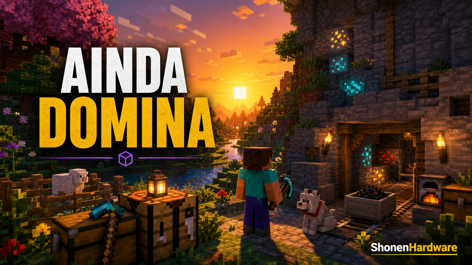 Minecraft em 2026 ainda domina - ShonenHardware