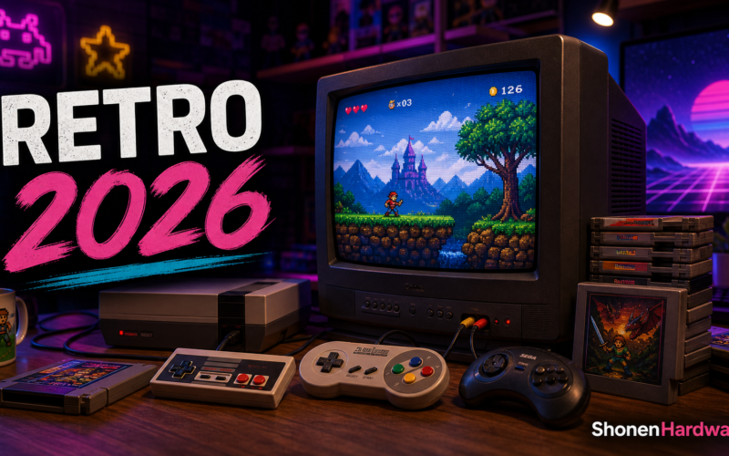 Retro gaming em 2026 clássicos para jogar - ShonenHardware