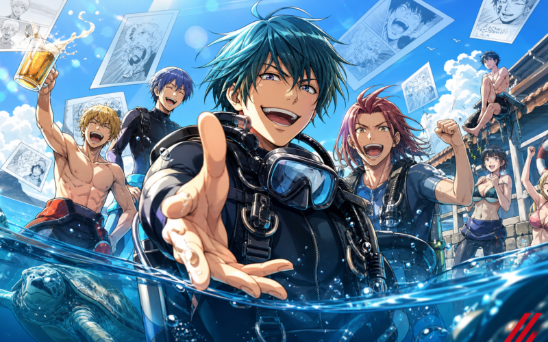Imagem editorial sobre Grand Blue Dreaming 3 no ShonenHardware