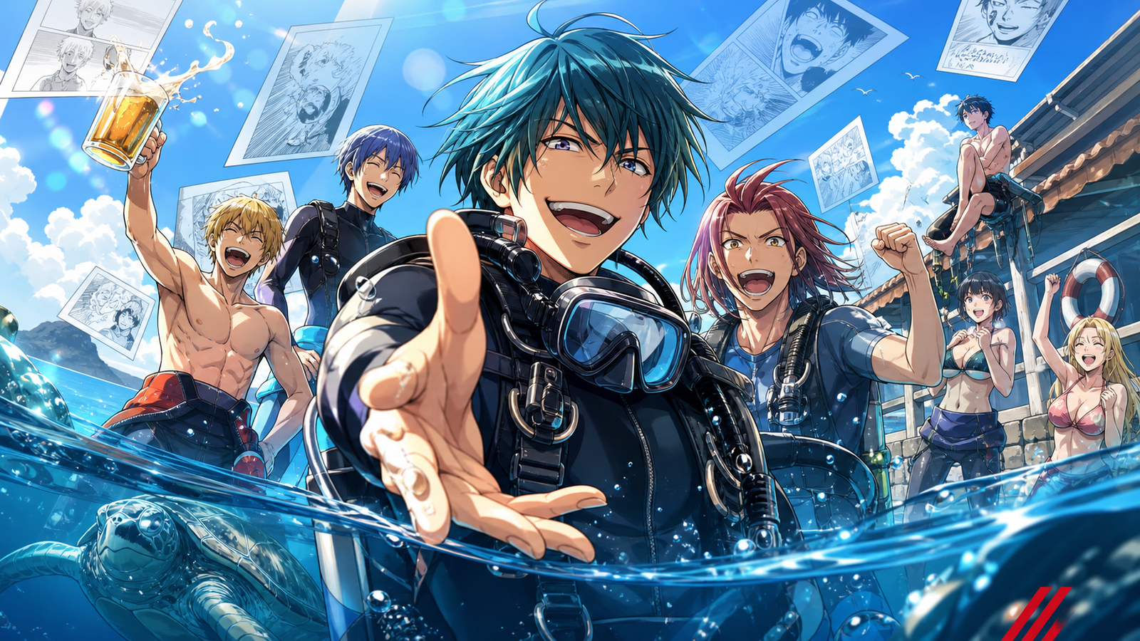 Imagem editorial sobre Grand Blue Dreaming 3 no ShonenHardware