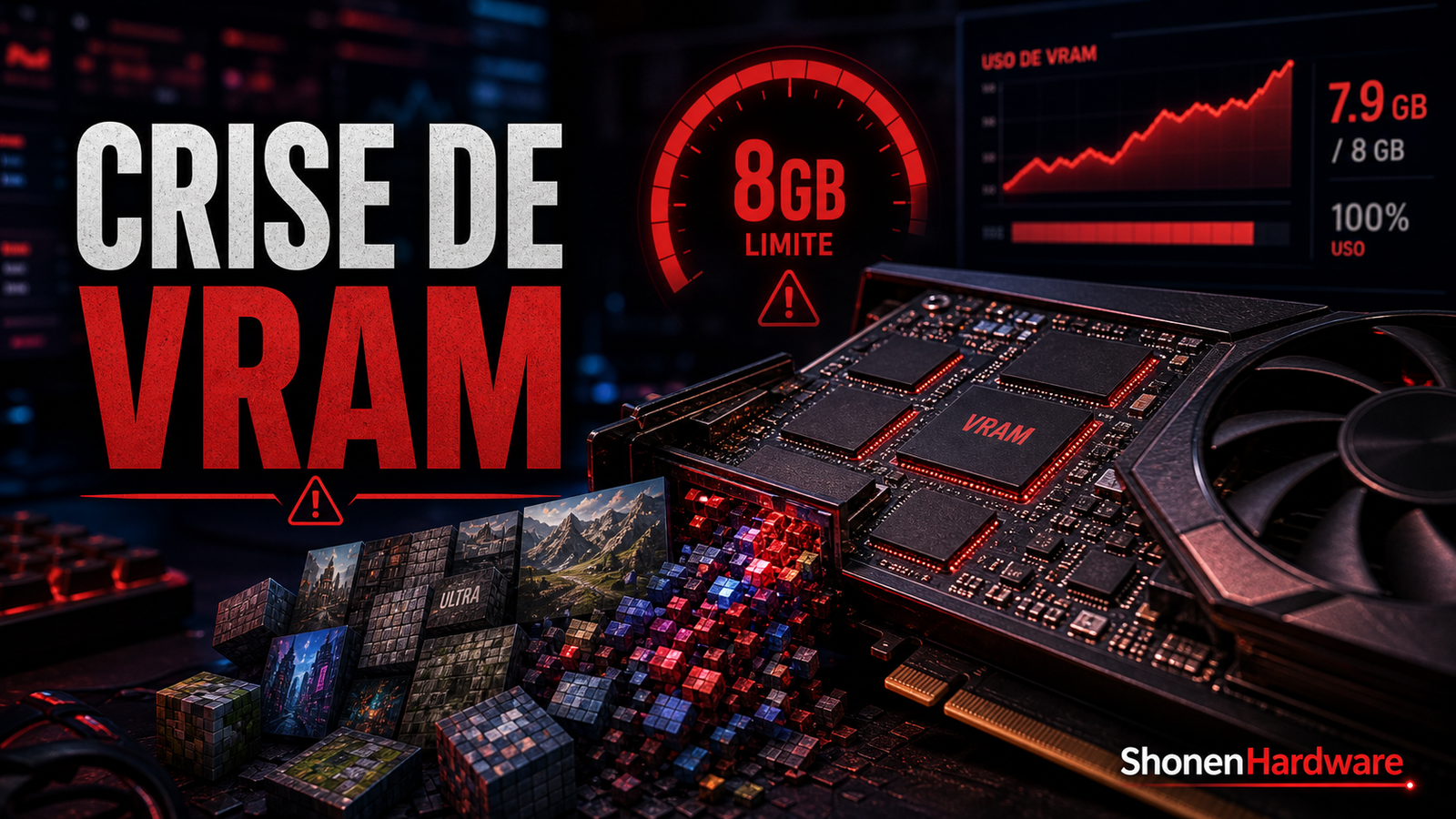 Crise de VRAM 8GB em 2026 - ShonenHardware