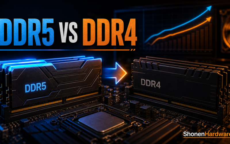 DDR5 vs DDR4 em 2026 - ShonenHardware