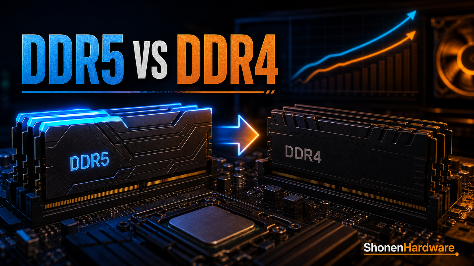 DDR5 vs DDR4 em 2026 - ShonenHardware
