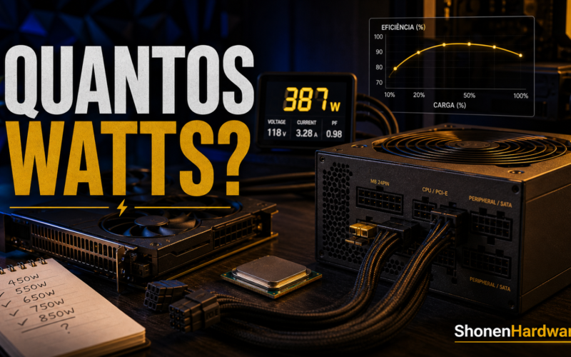 Fonte de alimentação quantos watts em 2026 - ShonenHardware