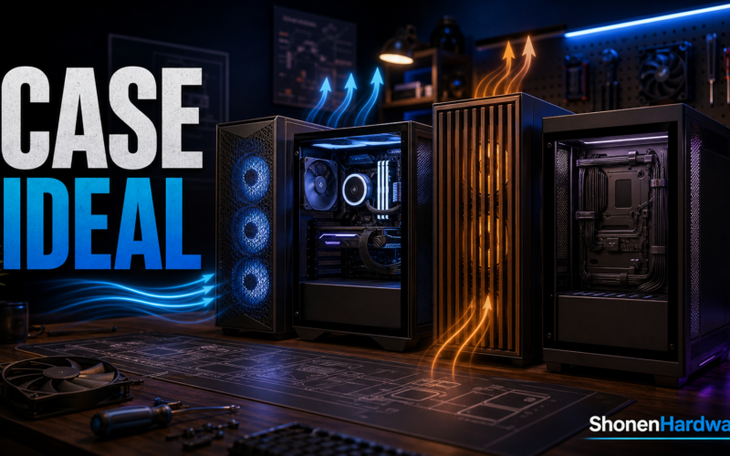 Gabinete gamer case ideal para build - ShonenHardware
