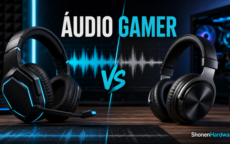 Headset gamer vs fone comum - ShonenHardware