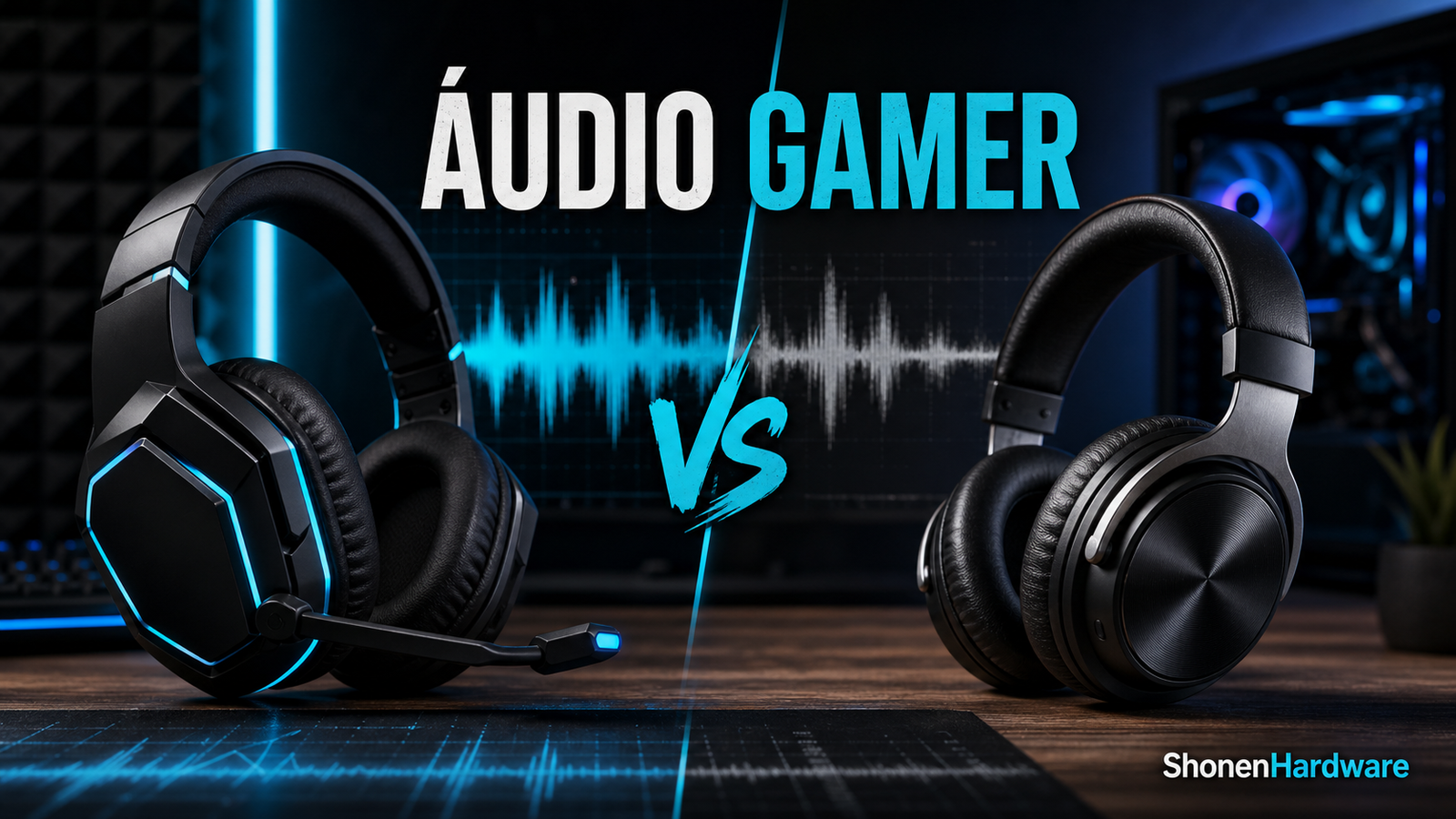 Headset gamer vs fone comum - ShonenHardware