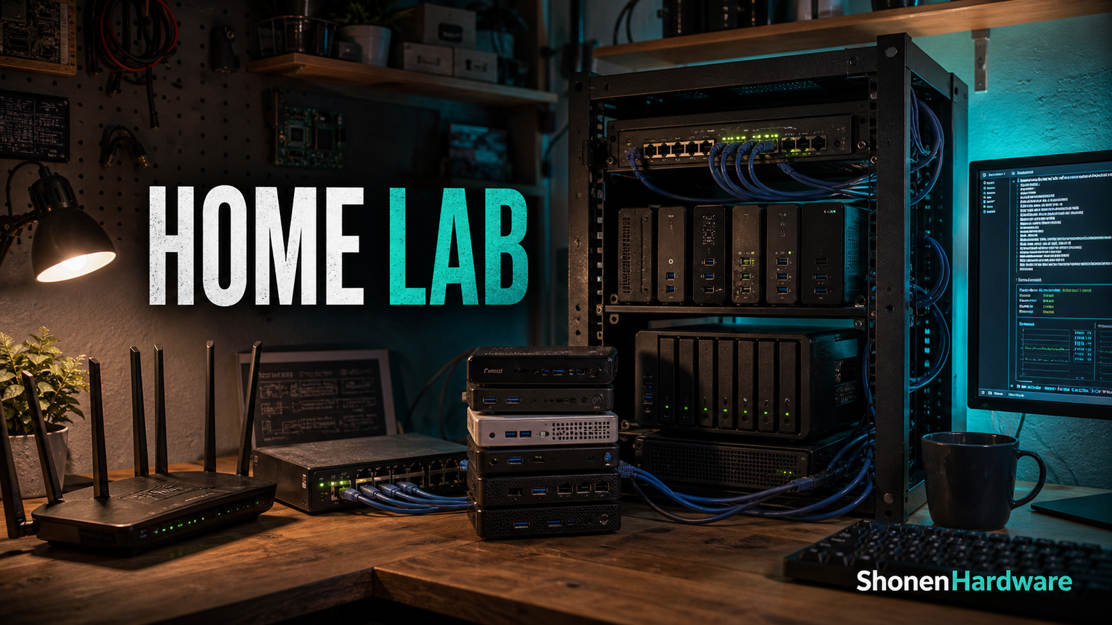 Home lab com hardware velho - ShonenHardware