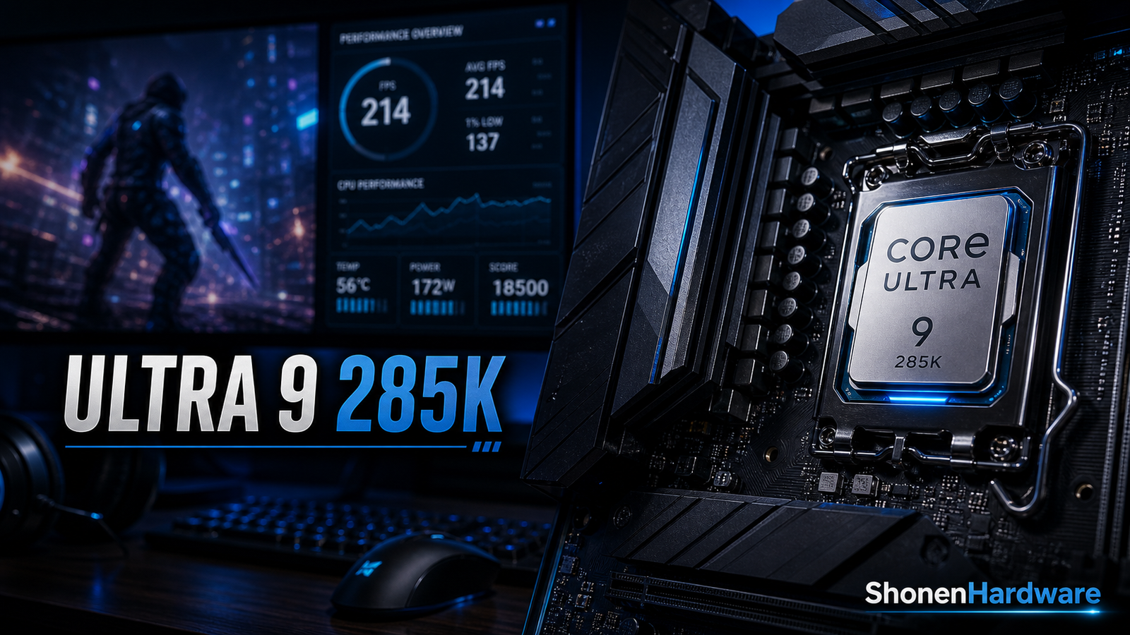Intel Core Ultra 9 285K para gaming em 2026 - ShonenHardware