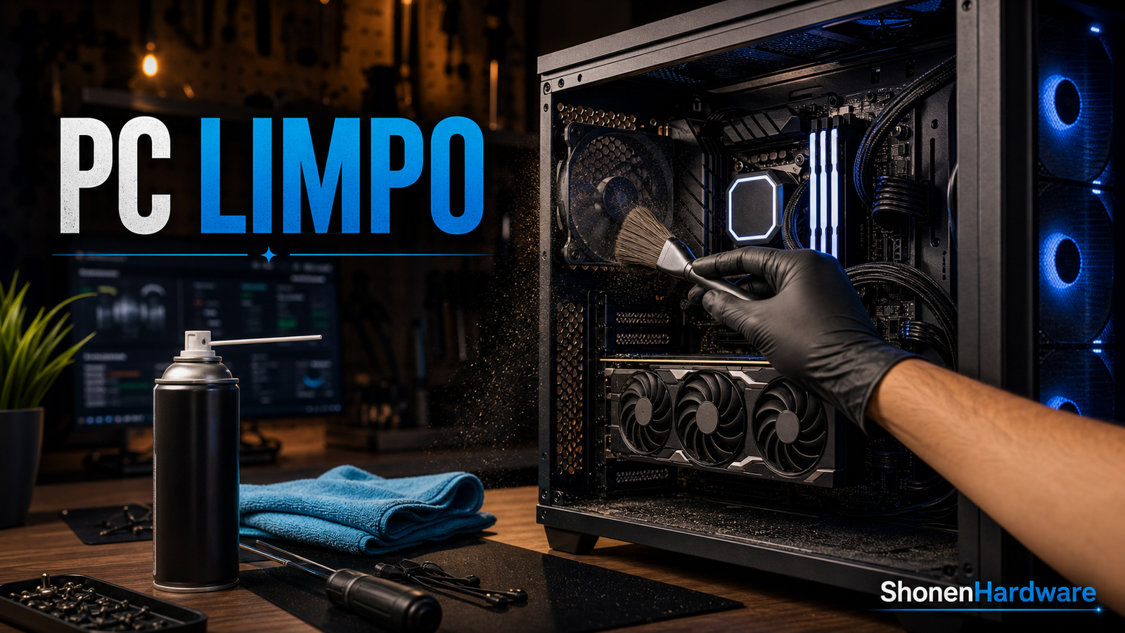 Limpeza e manutenção de PC gamer - ShonenHardware