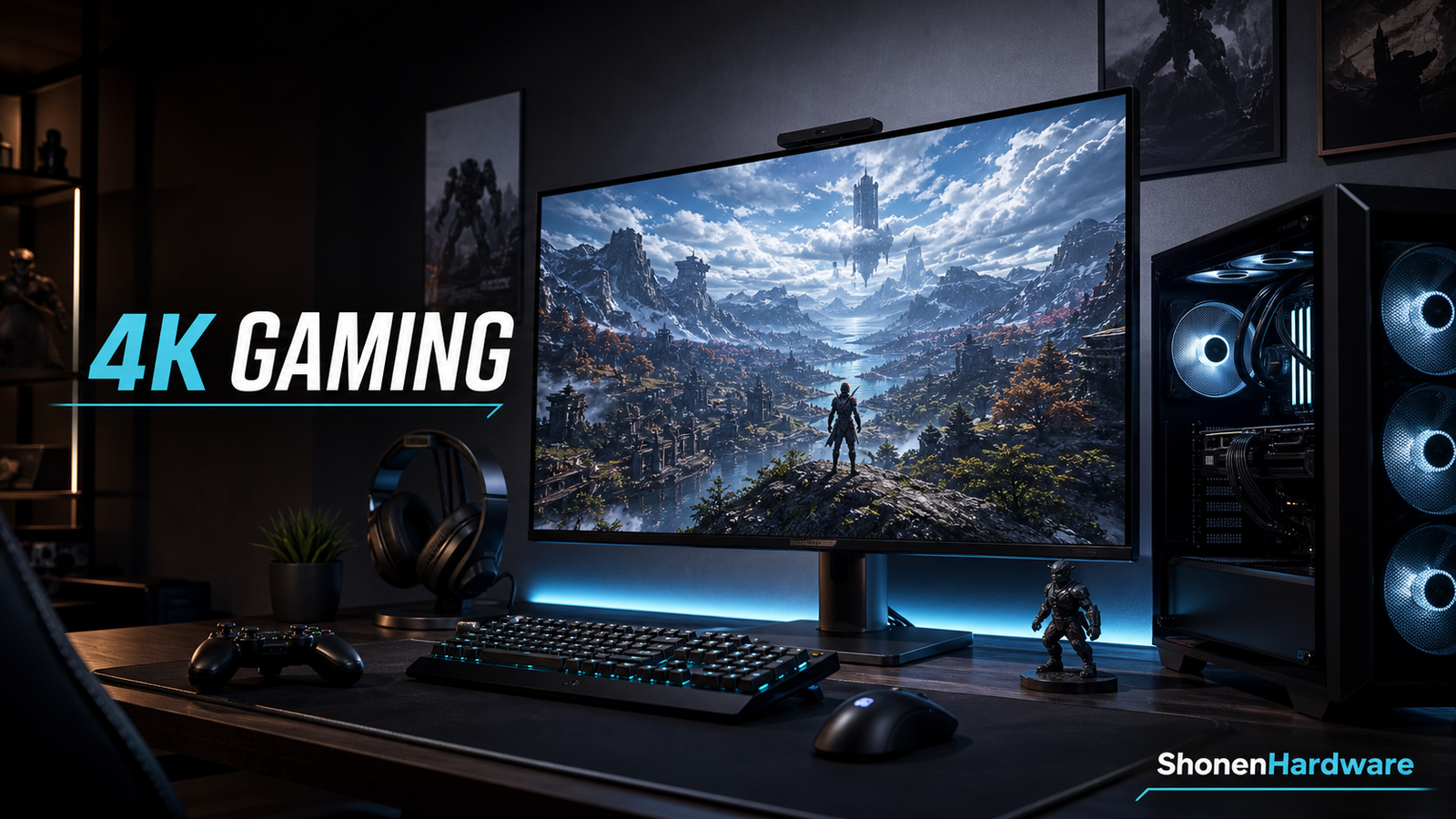 Monitor 4K para gaming em 2026 - ShonenHardware