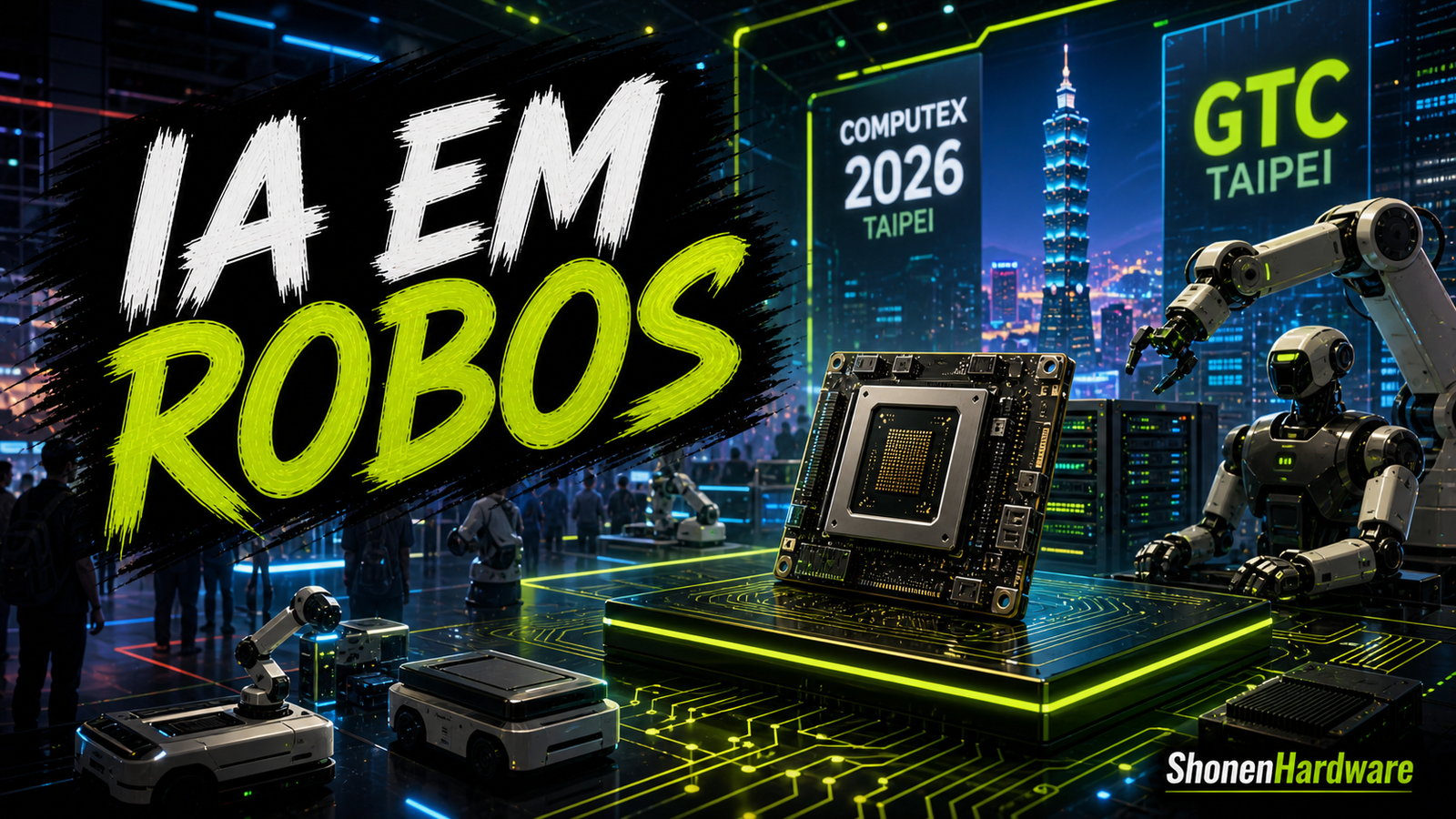 NVIDIA GTC Taipei e Jetson Thor para robôs de IA - ShonenHardware