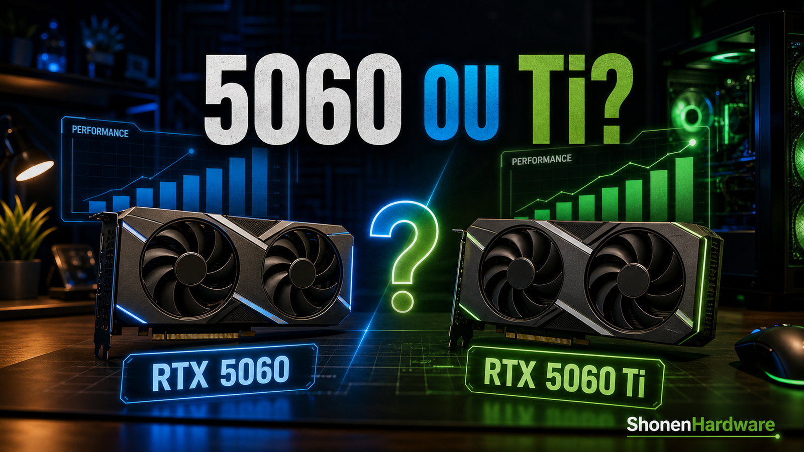RTX 5060 ou RTX 5060 Ti - ShonenHardware