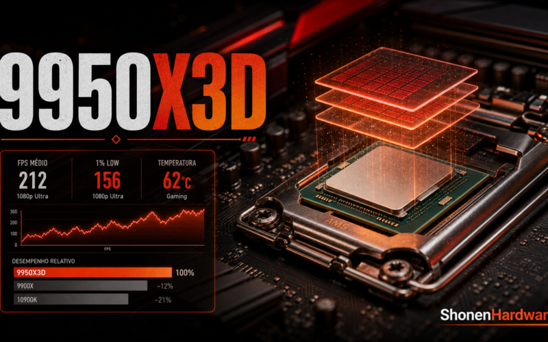Ryzen 9 9950X3D processador para jogos - ShonenHardware