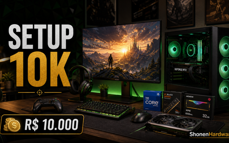 Setup gamer completo por 10000 reais - ShonenHardware