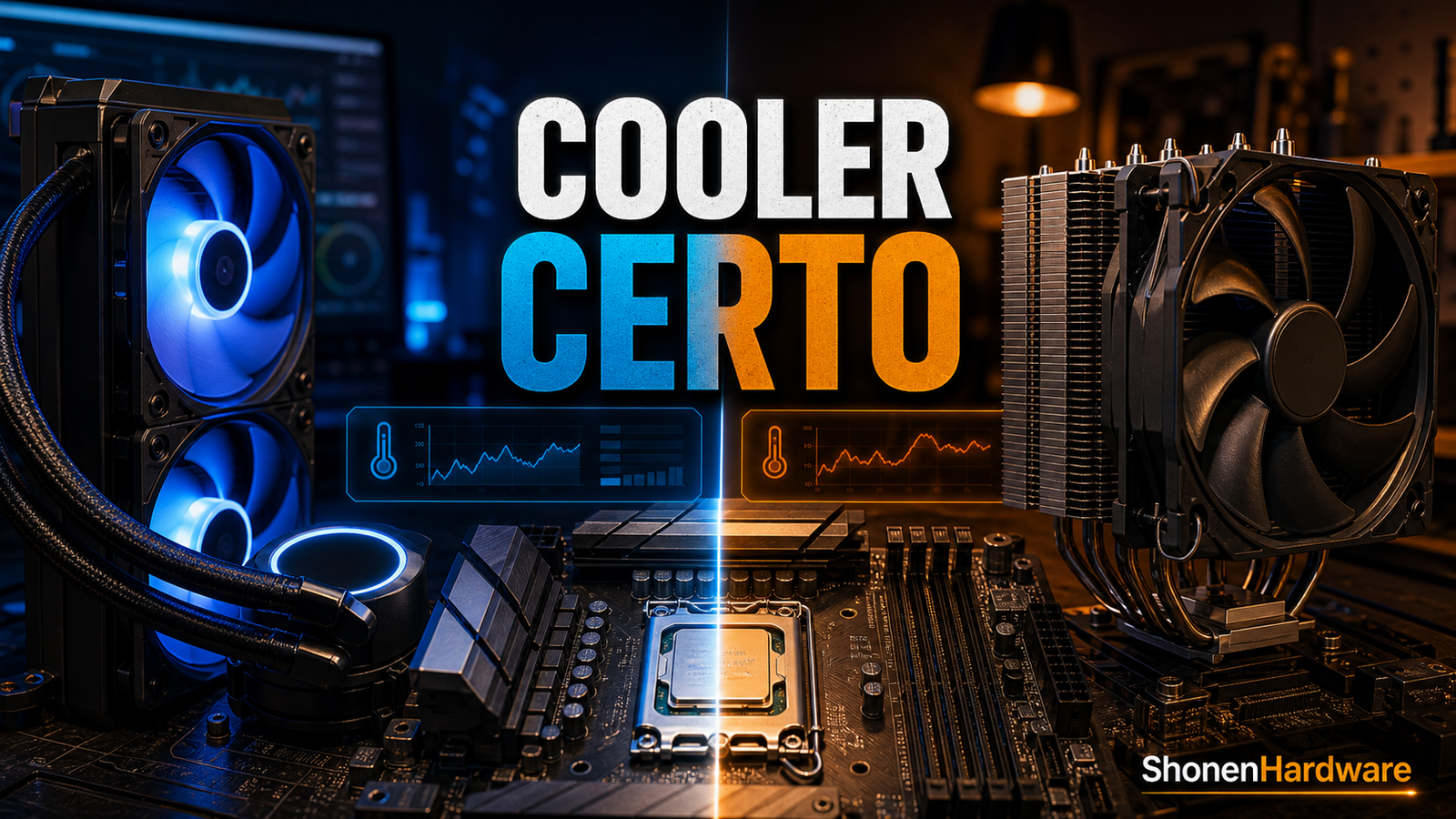 Water cooler vs air cooler para processador - ShonenHardware