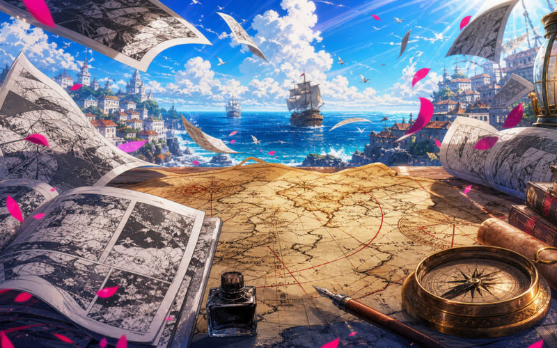 Imagem editorial sobre One Piece capítulo novo no ShonenHardware