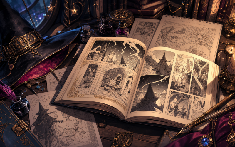 Imagem editorial sobre Witch Hat Atelier mangá no ShonenHardware