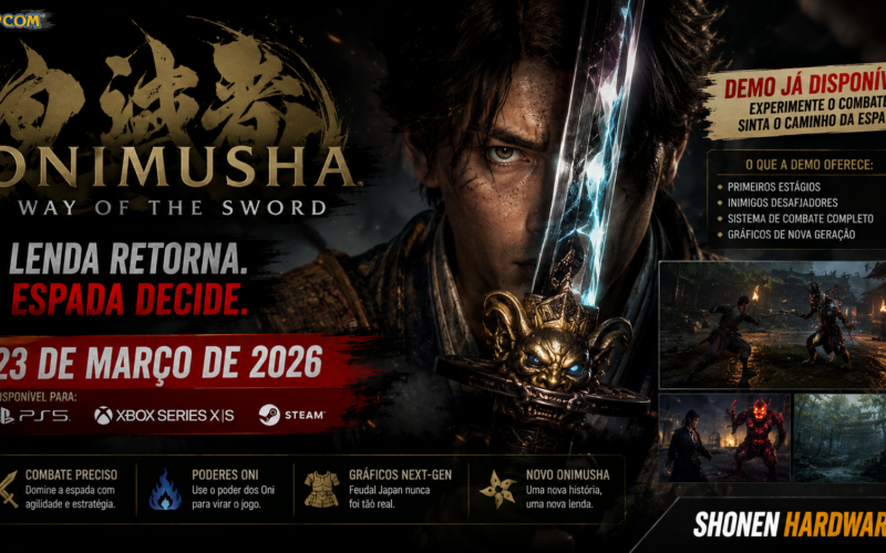 Onimusha: Way of the Sword ganhou data e demo: Capcom quer provar o combate antes do hype